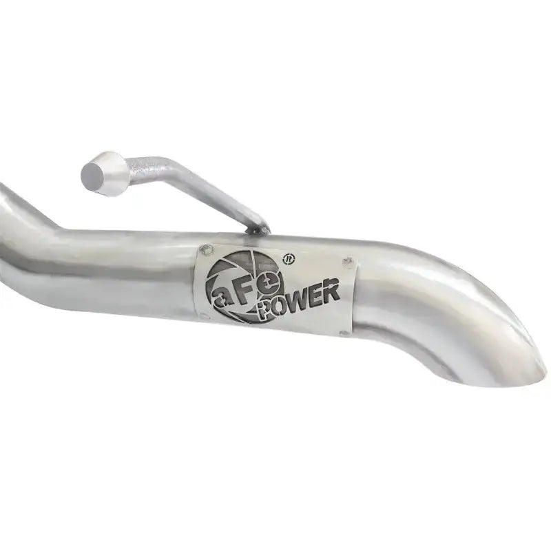 aFe MACHForce XP 2-1/2in SS-409 Cat-Back Exhausts w/ 18in Muffler 07-17 Jeep Wrangler V6-3.6L - Truck & Automotive