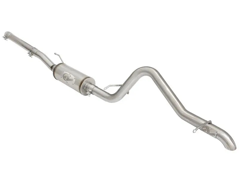 aFe MACHForce XP 2-1/2in SS-409 Cat-Back Exhausts w/ 18in Muffler 07-17 Jeep Wrangler V6-3.6L - Truck & Automotive
