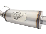 aFe MACHForce XP 2-1/2in SS-409 Cat-Back Exhausts w/ 18in Muffler 07-17 Jeep Wrangler V6-3.6L - Truck & Automotive
