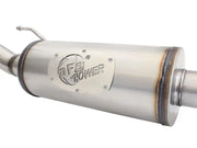 aFe MACHForce XP 2-1/2in SS-409 Cat-Back Exhausts w/ 18in Muffler 07-17 Jeep Wrangler V6-3.6L - Truck & Automotive