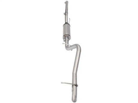aFe MACHForce XP 2-1/2in SS-409 Cat-Back Exhausts w/ 18in Muffler 07-17 Jeep Wrangler V6-3.6L - Truck & Automotive