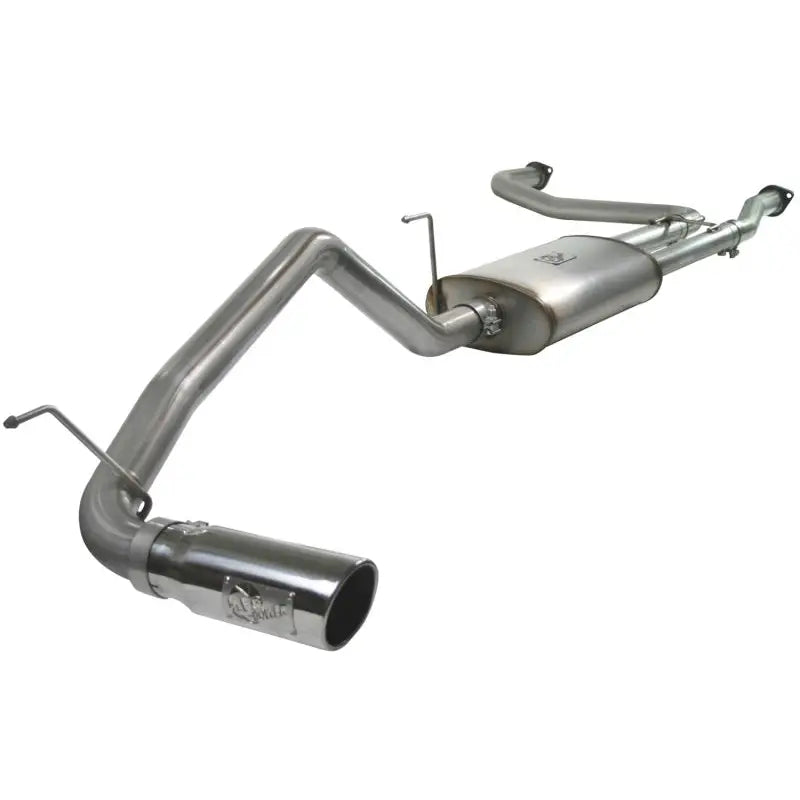 aFe 49-46102-P aFe MACHForce XP Exhaust Cat-Back 2.5/3in SS-409 w/ Polished Tip 04-12 Nissan Titan V8 5.6L