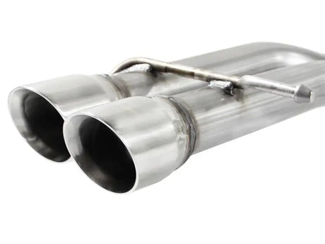 Image of dual exhaust pipe on aFe MachForce XP Exhaust Cat-Back for Audi A4 B8
