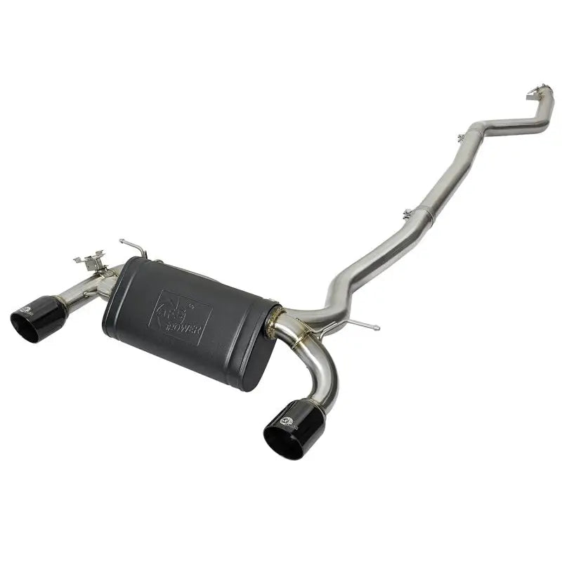 aFe 49-36334-B aFe MACHForce XP Exhausts Cat-Back SS 16-17 BMW 340i/iX 440i/iX (F3X) L6-3.0L (B58) w/Black Tips