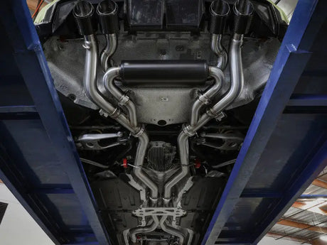 Stainless steel Car exhaust system for BMW M2 Competition with afe machforce and machforce xp exhausts