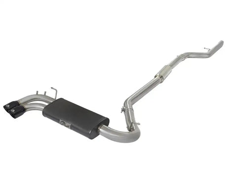 Stainless steel exhaust system with black tips for BMW 328i 428i AFE MachForce XP