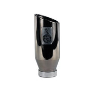 aFe 49-92018-BC aFe MACHForce XP Exhausts Tips SS-304 EXH Tip 4In x 6Out x 15L Bolt-On (blk chrome)