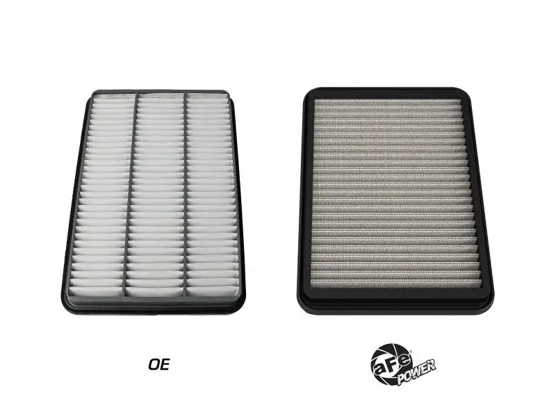 aFe Magnum FLOW Pro DRY S Air Filter for 21+ RAM 1500 TRX V8-6.2L. Ideal for RV, automotive, powersports, off-road, marine, and truck accessories. Offers superior filtration with no oil maintenance, perfect for truck bed, interior, and exterior use.