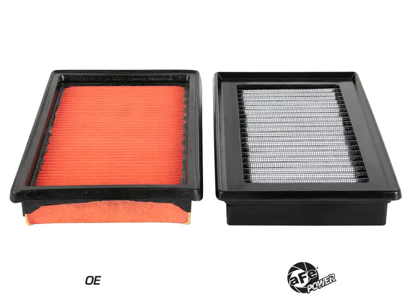 aFe Magnum FLOW Pro DRY S OE Replacement Filter (Pair) 14-19 Infiniti Q50 V6 3.5L/3.7L - Truck & Automotive
