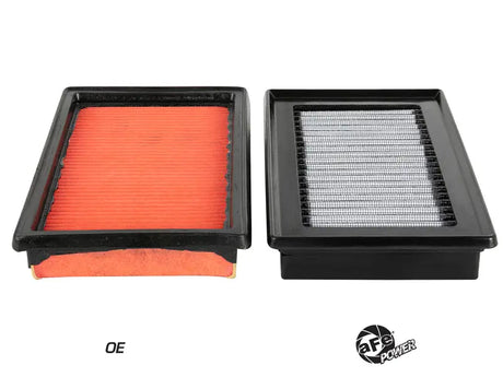 aFe Magnum FLOW Pro DRY S OE Replacement Filter (Pair) 14-19 Infiniti Q50 V6 3.5L/3.7L - Truck & Automotive