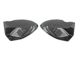Carbon fiber side mirror covers for BMW M5 F10 with aFe Magnum Force intake system