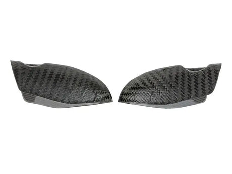 Carbon fiber shoe covers for aFe Magnum Force Intake System on BMW M5 F10 12-14 V8