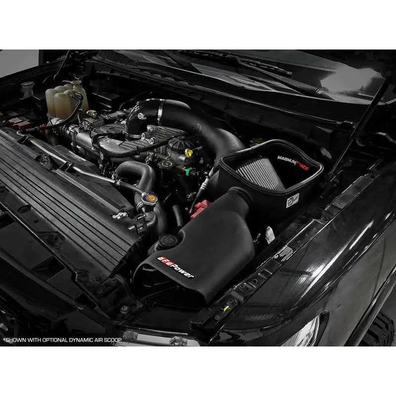 aFe 54-13026D aFe Magnum FORCE Stage-2 Cold Air Intake System w/ Pro DRY S Media 16-19 Nissan Titan XD V8-5.0L(td)