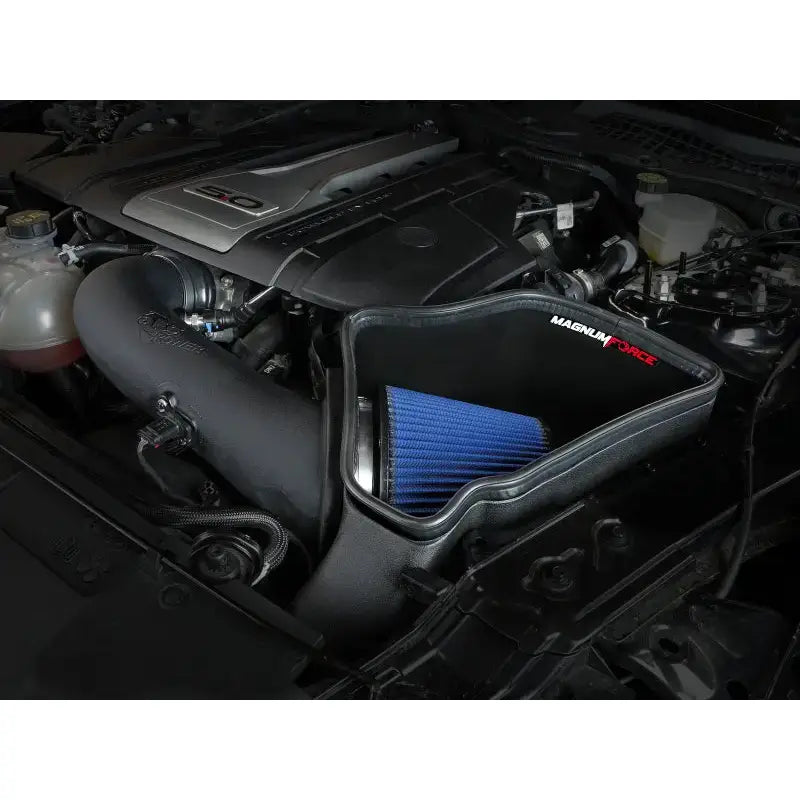 AFe Magnum FORCE Stage-2 Cold Air Intake System w/Pro Dry S Media 18-19 Ford Mustang - Truck & Automotive