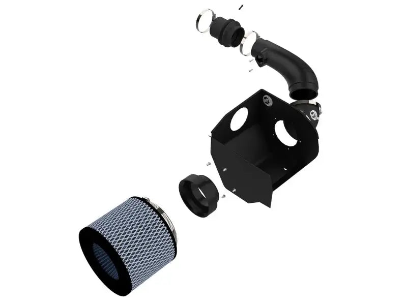 Exploded view of aFe Magnum FORCE Stage-2 Pro 5R Cold Air Intake System for Nissan Patrol