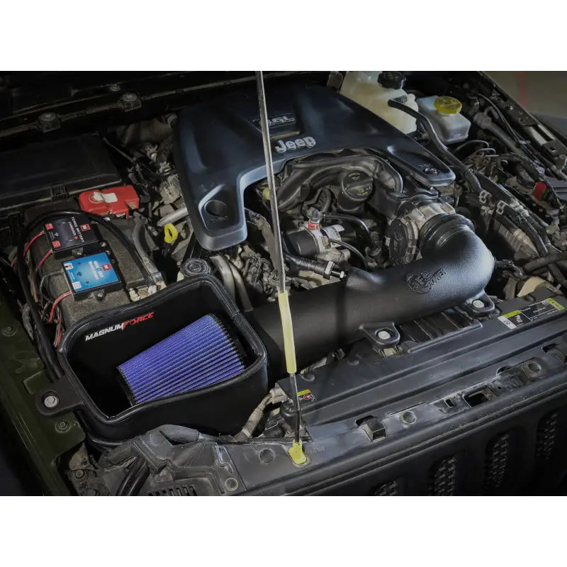 aFe 54-13078R aFe Magnum FORCE Stage-2 Pro 5R Cold Air Intake System Jeep Wrangler (JL) 18-23 V6-3.6L
