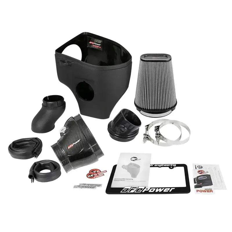aFe Magnum Force Stage-2 Track Series Carbon Fiber AIS w/Pro Dry S Media-18 Dodge Challenger V8-6.2L - Truck &