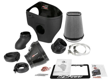 aFe Magnum Force Stage-2 Track Series Carbon Fiber AIS w/Pro Dry S Media-18 Dodge Challenger V8-6.2L - Truck &