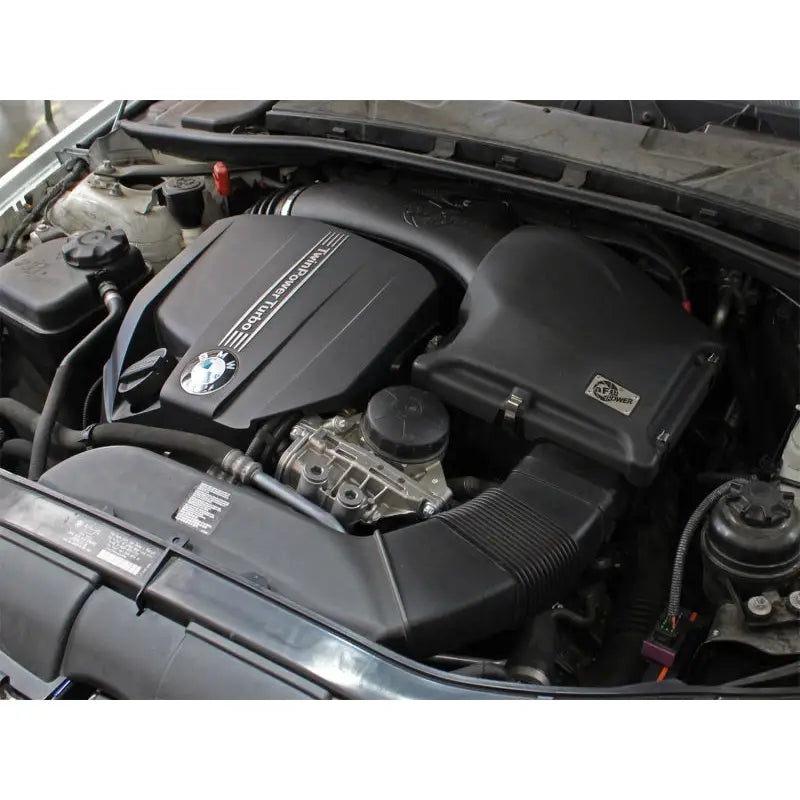 aFe 54-31918-B aFe MagnumFORCE Intake System Cover, Black, 11-13 BMW 335i/xi E9x 3.0L N55 (t)