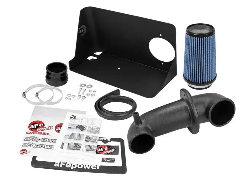 Automotive air intake system with P5R filter from aFe MagnumFORCE Intakes on GM Diesel