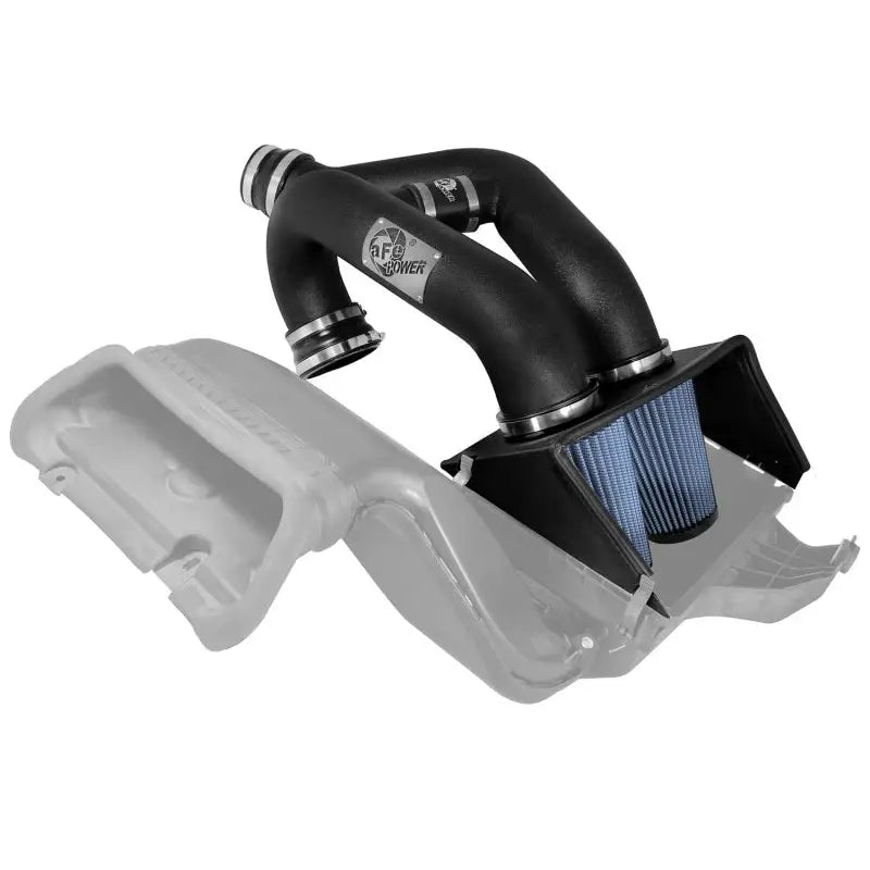 aFe 54-12642-1B aFe MagnumFORCE Pro 5R Stage-2 XP Intake System 16 Ford F-150 EcoBoost V6-2.7L/3.5L (tt) (Blk)