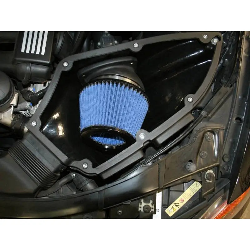 aFe 54-81012-B aFe MagnumForce Stage 2 Si Intake System Pro 5 R Black 06-12 BMW 3 Series E9x L6 3.0L Non-Turbo