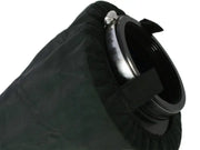 Black dust collection bag with metal clamp for afe magnumshield pre-filters replacement