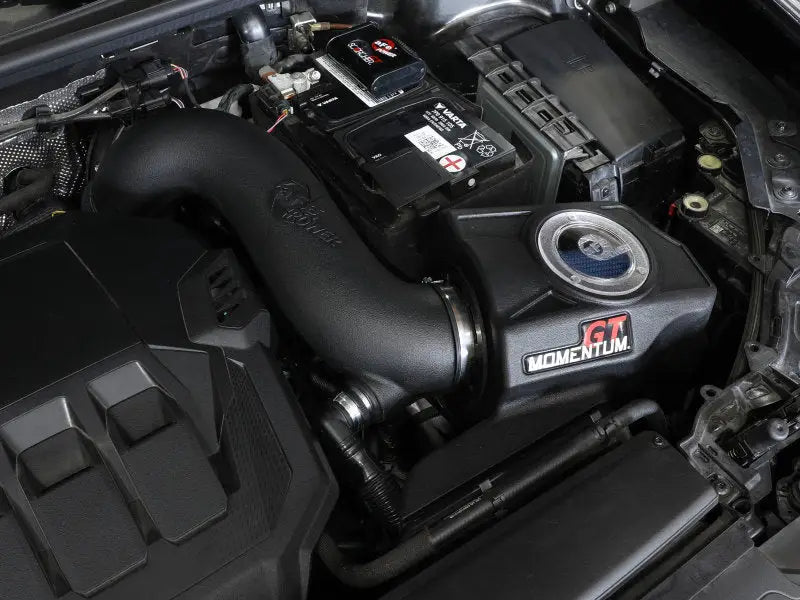 Black aftermarket air intake for Audi Q3 2.0L cold air intake system upgrade