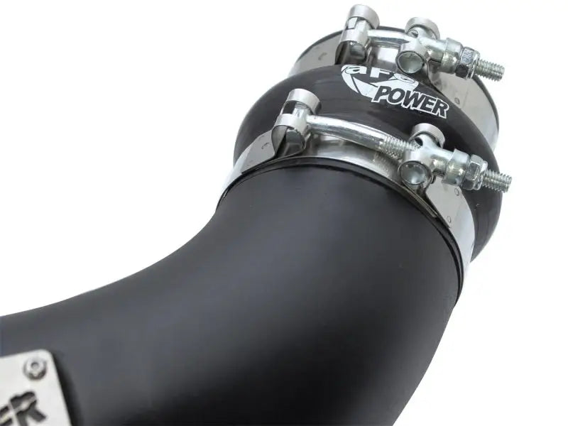 Black rubber hose with metal clamps for aFe Momentum GT Pro Cold Air Intake System