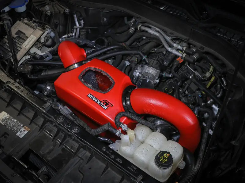 aFe Momentum GT Red Pro Dry S Cold Air Intake System 20-23 Ford Explorer ST V6-3.0L TT - Systems