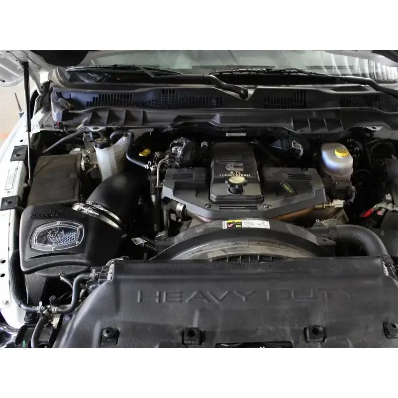 aFe Momentum HD PRO 10R Stage-2 Si Air Intake System 13-14 Dodge RAM Diesel Trucks L6 6.7L (td)