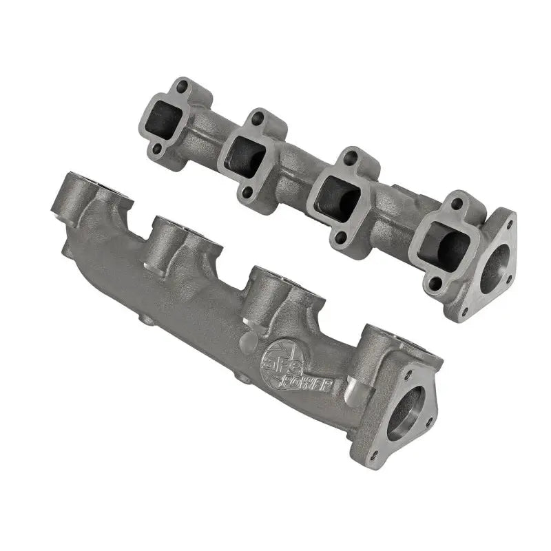 aFe 46-40024 aFe Power BladeRunner Ported Ductile Iron Exhaust Manifold 01-16 GM Diesel Trucks V8-6.6L (td)