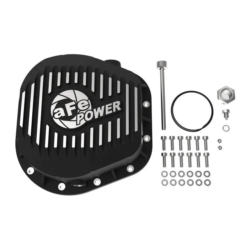 aFe 46-70022 aFe Power Cover Diff Rear Machined COV Diff R Ford Diesel Trucks 86-11 V8-6.4/6.7L (td) Machined