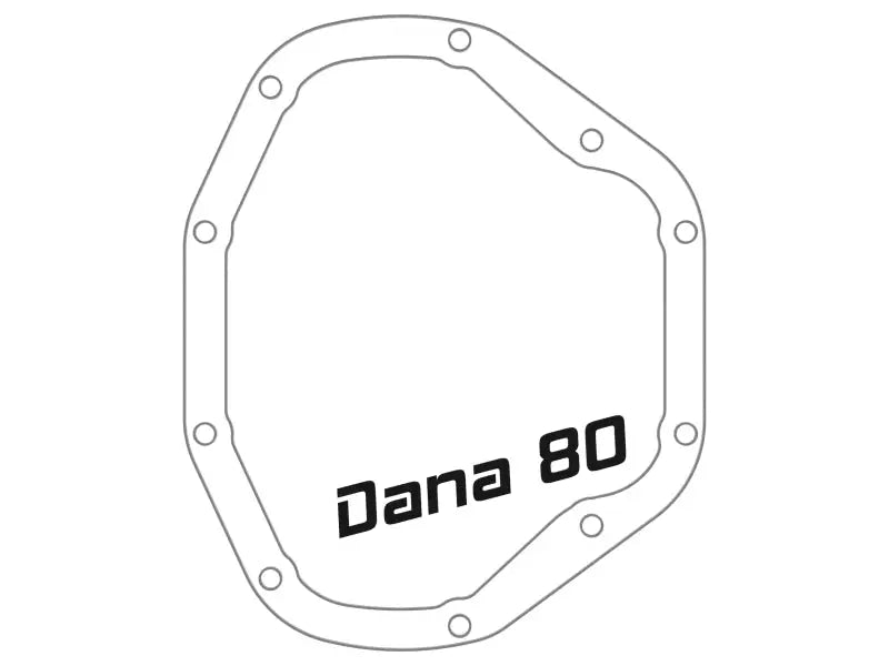 AFe Power machined Dana 80 differential cover for Ford diesel trucks