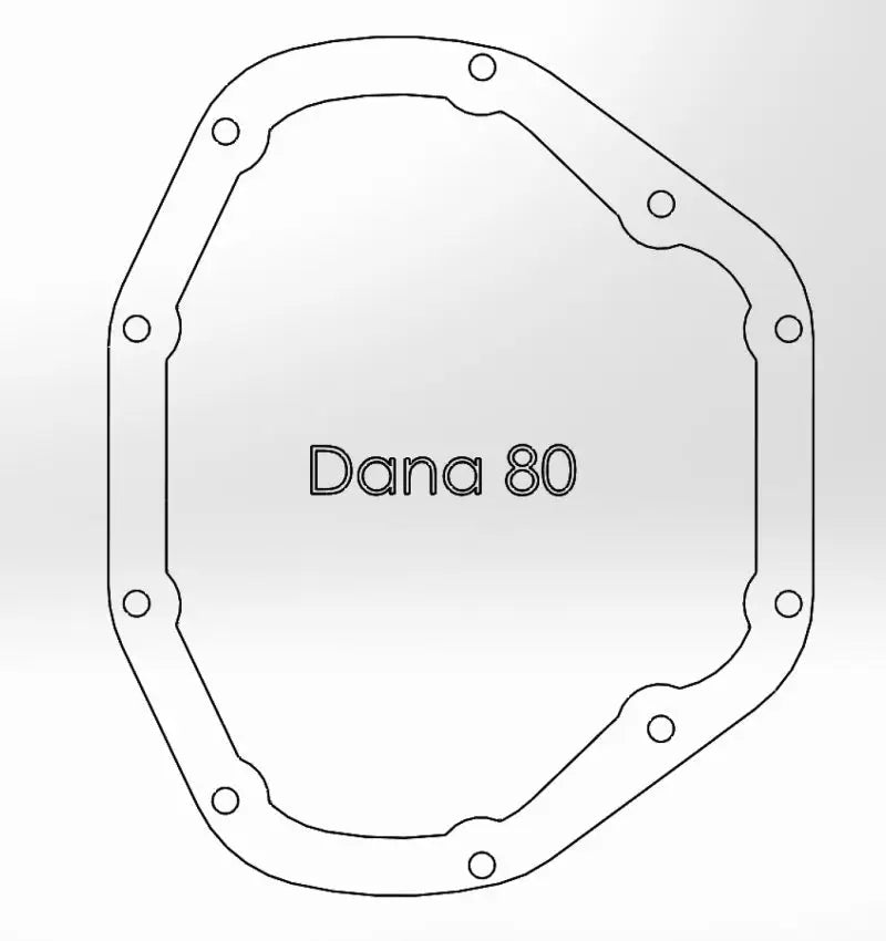 AFe Power machined Dana 80 differential cover for Ford diesel trucks