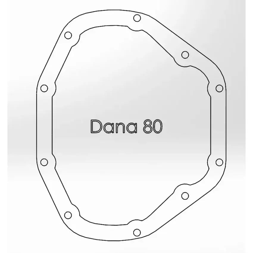 AFe Power machined Dana 80 differential cover for Ford diesel trucks