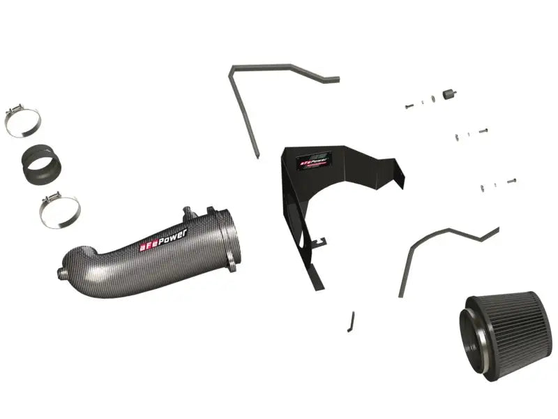 aFe POWER Magnum FORCE Carbon Fiber Stage 2 Track Series Pro Dry S CAIS - 11-18 Dodge Challenger V8 - Truck & Automotive
