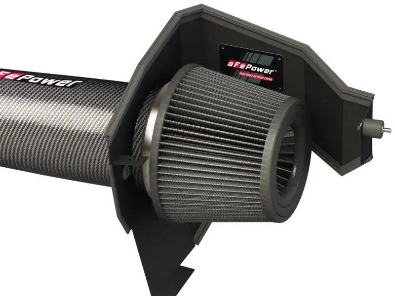aFe POWER Magnum FORCE Carbon Fiber Stage 2 Track Series Pro Dry S CAIS - 11-18 Dodge Challenger V8 - Truck & Automotive