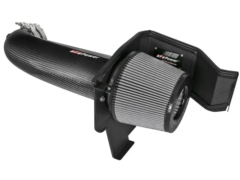 aFe POWER Magnum FORCE Carbon Fiber Stage 2 Track Series Pro Dry S CAIS - 11-18 Dodge Challenger V8 - Truck & Automotive