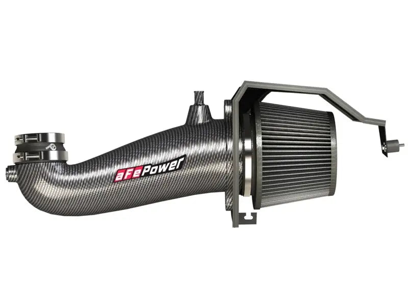 aFe POWER Magnum FORCE Carbon Fiber Stage 2 Track Series Pro Dry S CAIS - 11-18 Dodge Challenger V8 - Truck & Automotive