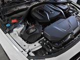 Car engine compartment with afe power momentum gt pro dry s intake system for BMW 330i