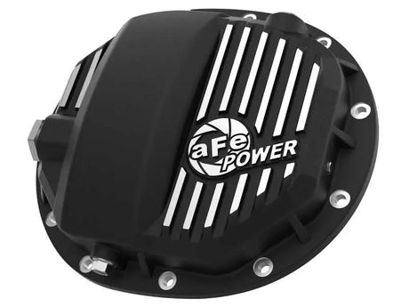 aFe aFe Power Pro Series AAM 9.5/9.76 Rear Diff Cover Black w/Mach Fins 14-19 GM Silverado/Sierra 1500