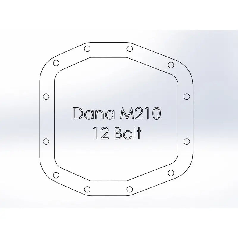 aFe 46-71030b aFe Power Pro Series Front Differential Cover Black (Dana M210) 18-19 Jeep Wrangler JL 2.0L (t)