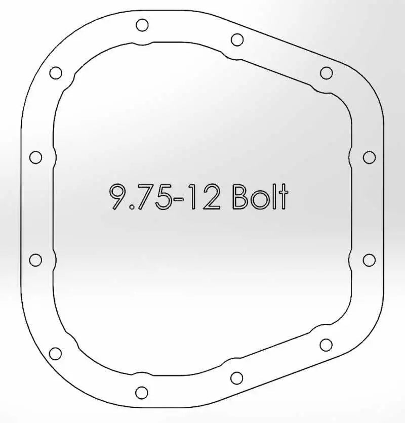 aFe Power Rear Differential Cover (Machined) 12 Bolt 9.75in 11-13 Ford F-150 EcoBoost V6 3.5L (TT) 