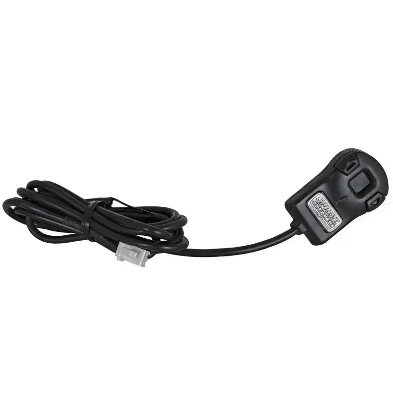 Black winch remote with cable for aFe Power Sprint Booster power converter on Ford trucks