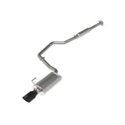 aFe 49-36052-B aFe POWER Takeda 12-16 Subaru Impreza 2.0L 2.5in 304SS CB Exhaust w/ Black Tips