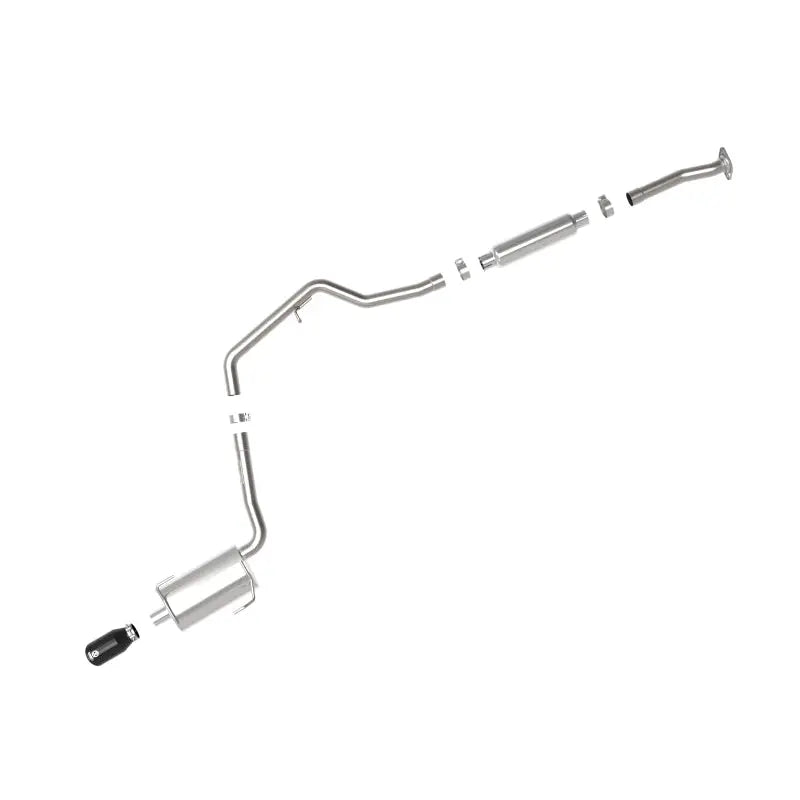 aFe 49-36052-B aFe POWER Takeda 12-16 Subaru Impreza 2.0L 2.5in 304SS CB Exhaust w/ Black Tips