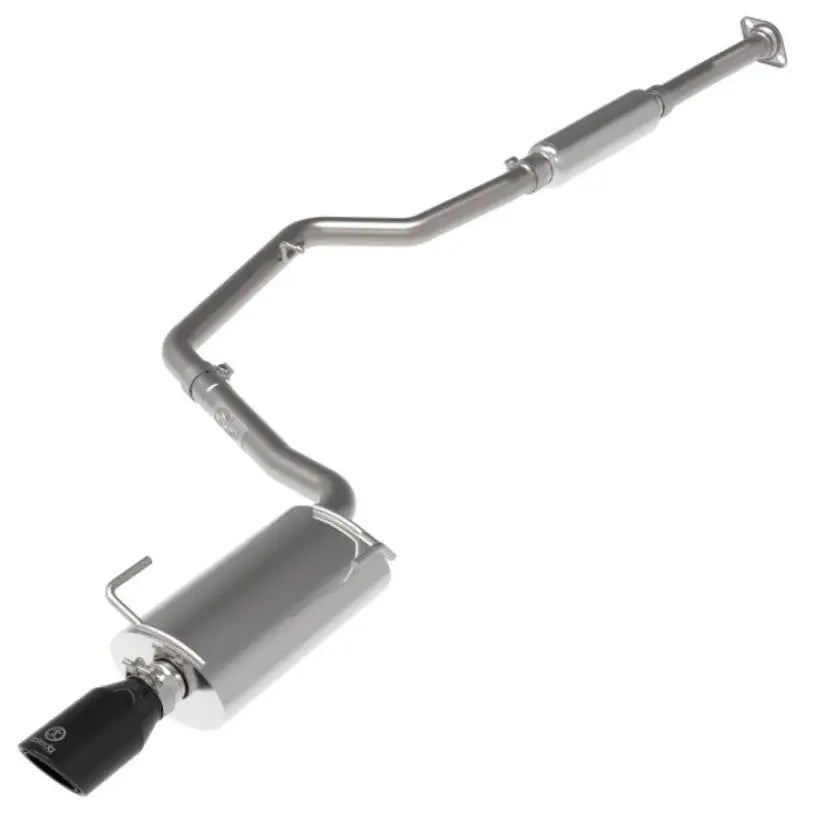 aFe 49-36052-B aFe POWER Takeda 12-16 Subaru Impreza 2.0L 2.5in 304SS CB Exhaust w/ Black Tips