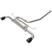 aFe 49-36053-B aFe POWER Takeda 19-21 Toyota RAV4 L4-2.5L 304SS CB Exhaust w/ Black Tips