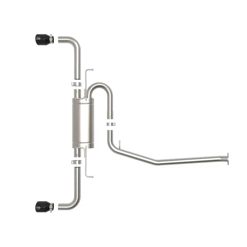 aFe 49-36053-B aFe POWER Takeda 19-21 Toyota RAV4 L4-2.5L 304SS CB Exhaust w/ Black Tips
